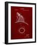 PP38 Burgundy-Borders Cole-Framed Giclee Print