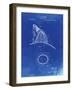 PP38 Faded Blueprint-Borders Cole-Framed Giclee Print