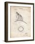 PP38 Vintage Parchment-Borders Cole-Framed Giclee Print