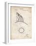 PP38 Vintage Parchment-Borders Cole-Framed Giclee Print