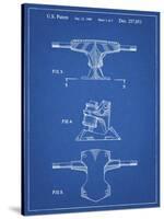 PP385-Blueprint Skateboard Trucks Patent Poster-Cole Borders-Stretched Canvas