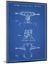 PP385-Blueprint Skateboard Trucks Patent Poster-Cole Borders-Mounted Premium Giclee Print