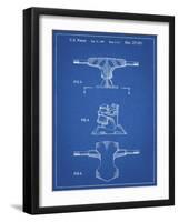 PP385-Blueprint Skateboard Trucks Patent Poster-Cole Borders-Framed Giclee Print