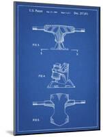 PP385-Blueprint Skateboard Trucks Patent Poster-Cole Borders-Mounted Giclee Print