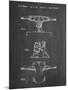 PP385-Chalkboard Skateboard Trucks Patent Poster-Cole Borders-Mounted Premium Giclee Print