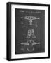 PP385-Chalkboard Skateboard Trucks Patent Poster-Cole Borders-Framed Giclee Print