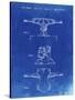 PP385-Faded Blueprint Skateboard Trucks Patent Poster-Cole Borders-Stretched Canvas