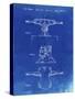 PP385-Faded Blueprint Skateboard Trucks Patent Poster-Cole Borders-Stretched Canvas