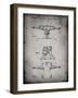 PP385-Faded Grey Skateboard Trucks Patent Poster-Cole Borders-Framed Giclee Print