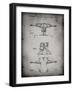 PP385-Faded Grey Skateboard Trucks Patent Poster-Cole Borders-Framed Giclee Print