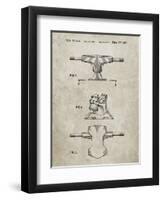 PP385-Sandstone Skateboard Trucks Patent Poster-Cole Borders-Framed Giclee Print