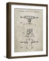 PP385-Sandstone Skateboard Trucks Patent Poster-Cole Borders-Framed Giclee Print