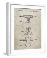 PP385-Sandstone Skateboard Trucks Patent Poster-Cole Borders-Framed Giclee Print