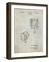 PP387-Antique Grid Parchment Movie Set Lighting Patent Poster-Cole Borders-Framed Giclee Print