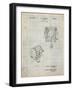 PP387-Antique Grid Parchment Movie Set Lighting Patent Poster-Cole Borders-Framed Giclee Print