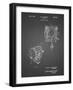 PP387-Black Grid Movie Set Lighting Patent Poster-Cole Borders-Framed Giclee Print