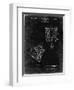 PP387-Black Grunge Movie Set Lighting Patent Poster-Cole Borders-Framed Premium Giclee Print