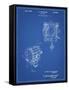 PP387-Blueprint Movie Set Lighting Patent Poster-Cole Borders-Framed Stretched Canvas