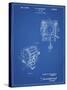 PP387-Blueprint Movie Set Lighting Patent Poster-Cole Borders-Stretched Canvas