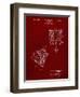 PP387-Burgundy Movie Set Lighting Patent Poster-Cole Borders-Framed Giclee Print