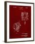PP387-Burgundy Movie Set Lighting Patent Poster-Cole Borders-Framed Giclee Print