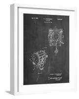 PP387-Chalkboard Movie Set Lighting Patent Poster-Cole Borders-Framed Giclee Print