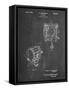 PP387-Chalkboard Movie Set Lighting Patent Poster-Cole Borders-Framed Stretched Canvas