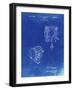 PP387-Faded Blueprint Movie Set Lighting Patent Poster-Cole Borders-Framed Giclee Print