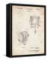 PP387-Vintage Parchment Movie Set Lighting Patent Poster-Cole Borders-Framed Stretched Canvas