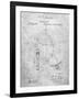 PP389-Slate Vintage Police Handcuffs Patent Poster-Cole Borders-Framed Giclee Print