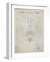 PP39 Antique Grid Parchment-Borders Cole-Framed Giclee Print