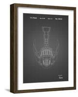 PP39 Black Grid-Borders Cole-Framed Giclee Print