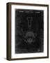 PP39 Black Grunge-Borders Cole-Framed Giclee Print