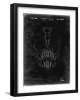 PP39 Black Grunge-Borders Cole-Framed Giclee Print