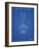 PP39 Blueprint-Borders Cole-Framed Giclee Print