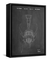 PP39 Chalkboard-Borders Cole-Framed Stretched Canvas