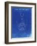 PP39 Faded Blueprint-Borders Cole-Framed Giclee Print