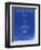 PP39 Faded Blueprint-Borders Cole-Framed Giclee Print