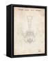 PP39 Vintage Parchment-Borders Cole-Framed Stretched Canvas