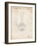 PP39 Vintage Parchment-Borders Cole-Framed Giclee Print