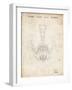 PP39 Vintage Parchment-Borders Cole-Framed Giclee Print