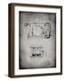 PP390-Faded Grey Motion Picture Camera 1932 Patent Poster-Cole Borders-Framed Giclee Print