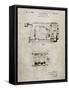 PP390-Sandstone Motion Picture Camera 1932 Patent Poster-Cole Borders-Framed Stretched Canvas