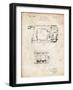 PP390-Vintage Parchment Motion Picture Camera 1932 Patent Poster-Cole Borders-Framed Giclee Print