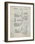 PP4 Antique Grid Parchment-Borders Cole-Framed Giclee Print