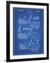 PP4 Blueprint-Borders Cole-Framed Giclee Print