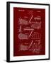 PP4 Burgundy-Borders Cole-Framed Giclee Print