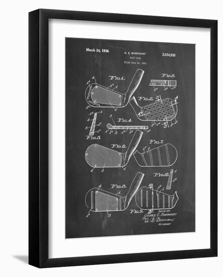 PP4 Chalkboard-Borders Cole-Framed Giclee Print