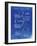 PP4 Faded Blueprint-Borders Cole-Framed Giclee Print