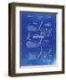 PP4 Faded Blueprint-Borders Cole-Framed Premium Giclee Print